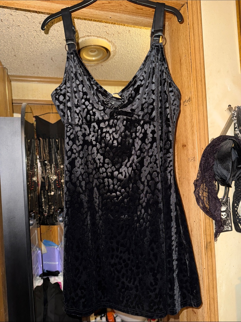 Killstar Black Leopard Print Dress!! NWT